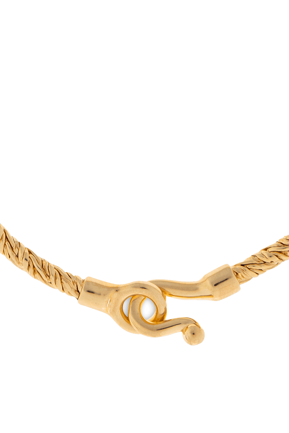 תמונת תקריב של צמיד חבל