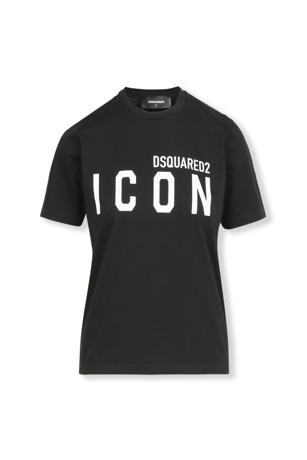 Icon Print Classic Tshirt in Black image number null DSQUARED2