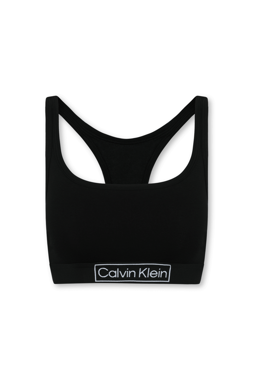 תמונה קידמית של טופ שחור עם לוגו עדכני