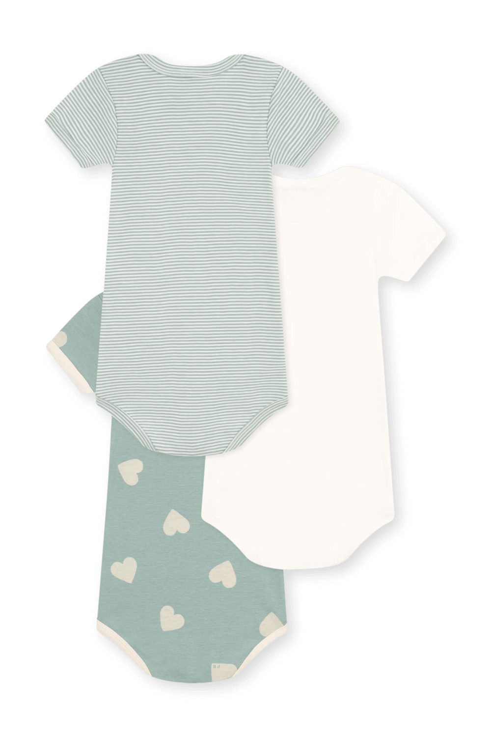 תמונה אחורית של מארז שלושה בגדי גוף- גילאי 3-36 חודשים