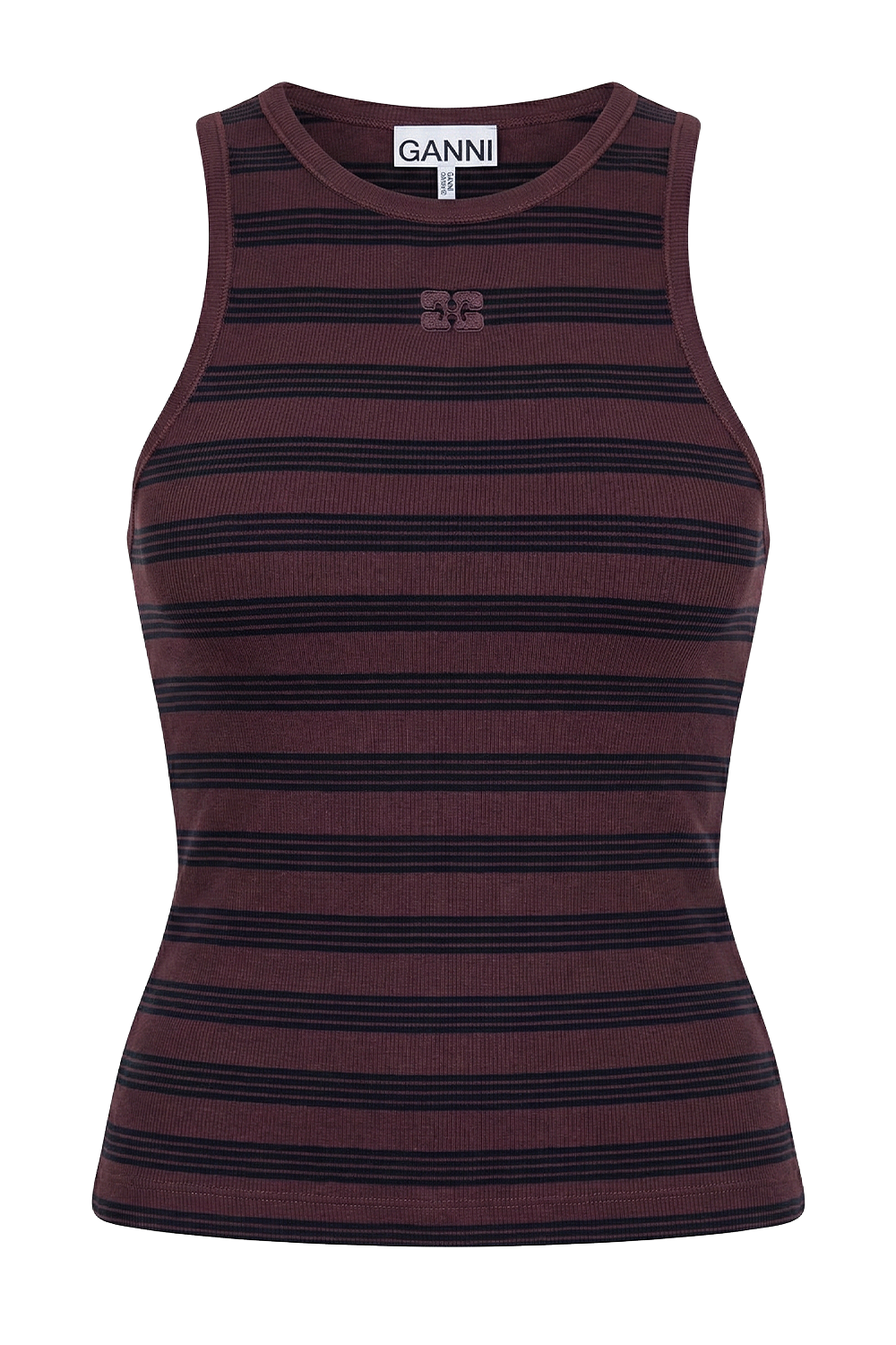 תמונה קידמית של גופייה בגזרת סלים