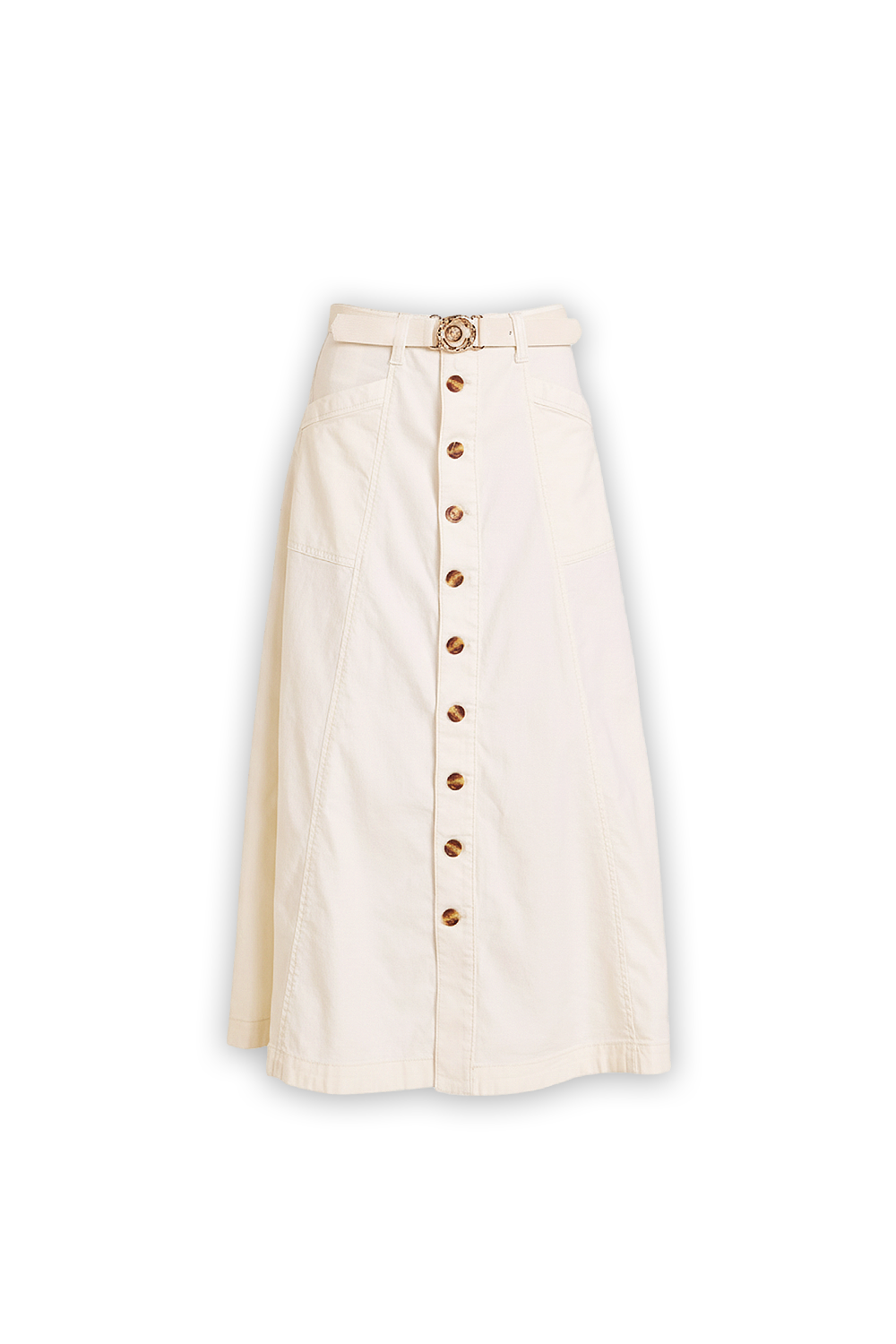 תמונה קידמית של חצאית מקסי לילה