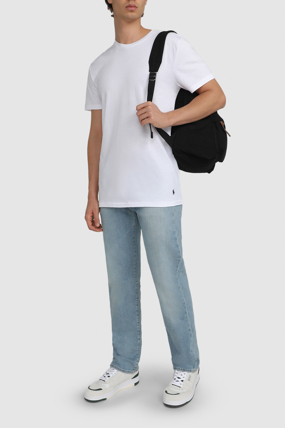 תמונת דוגמן קידמית של תיק גב מכותנה