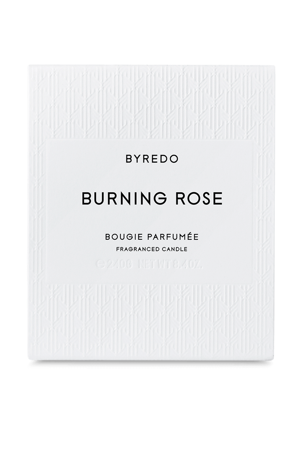 תמונת תקריב של Burning Rose Candle 240 gr