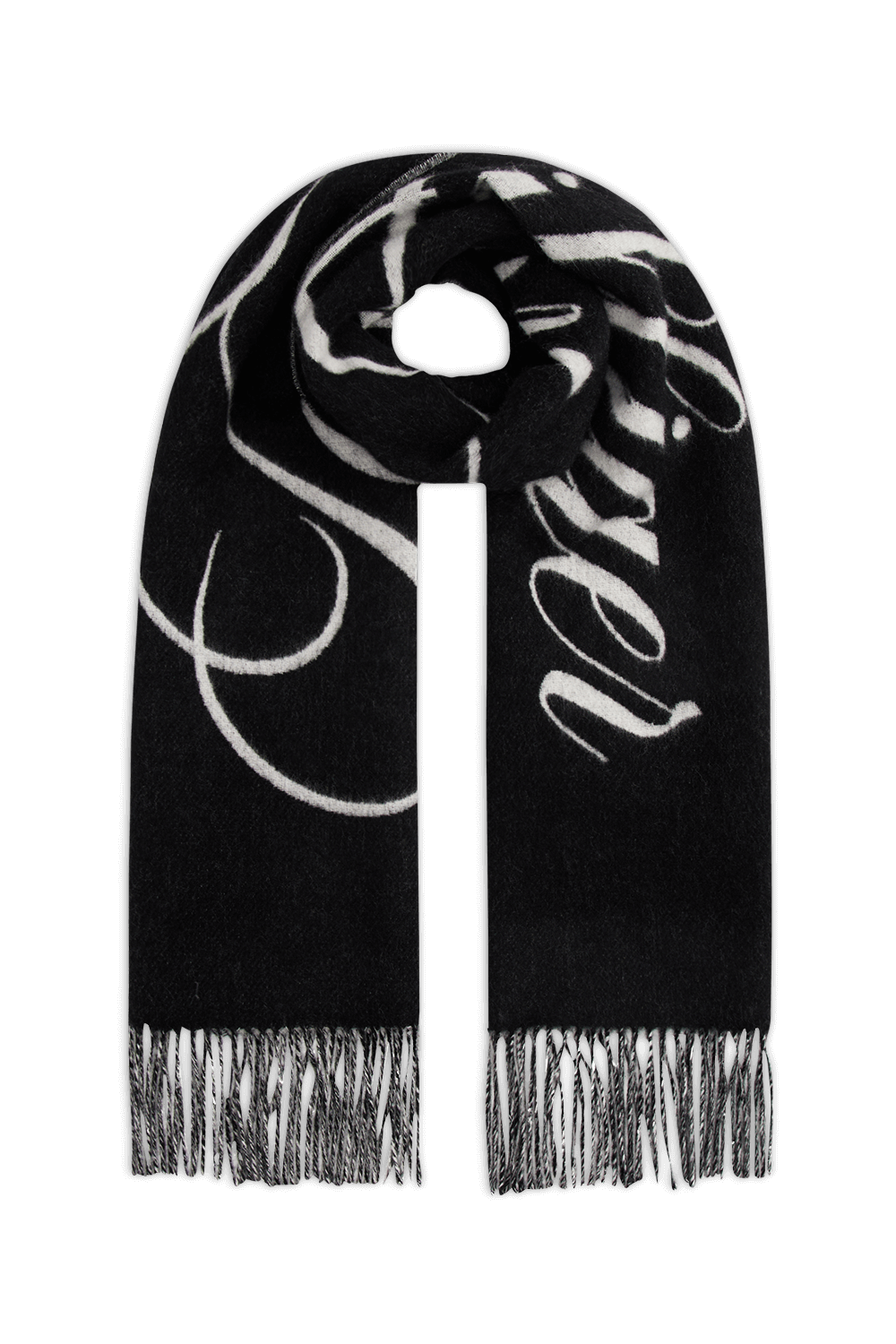 תמונה קידמית של צעיף צמר