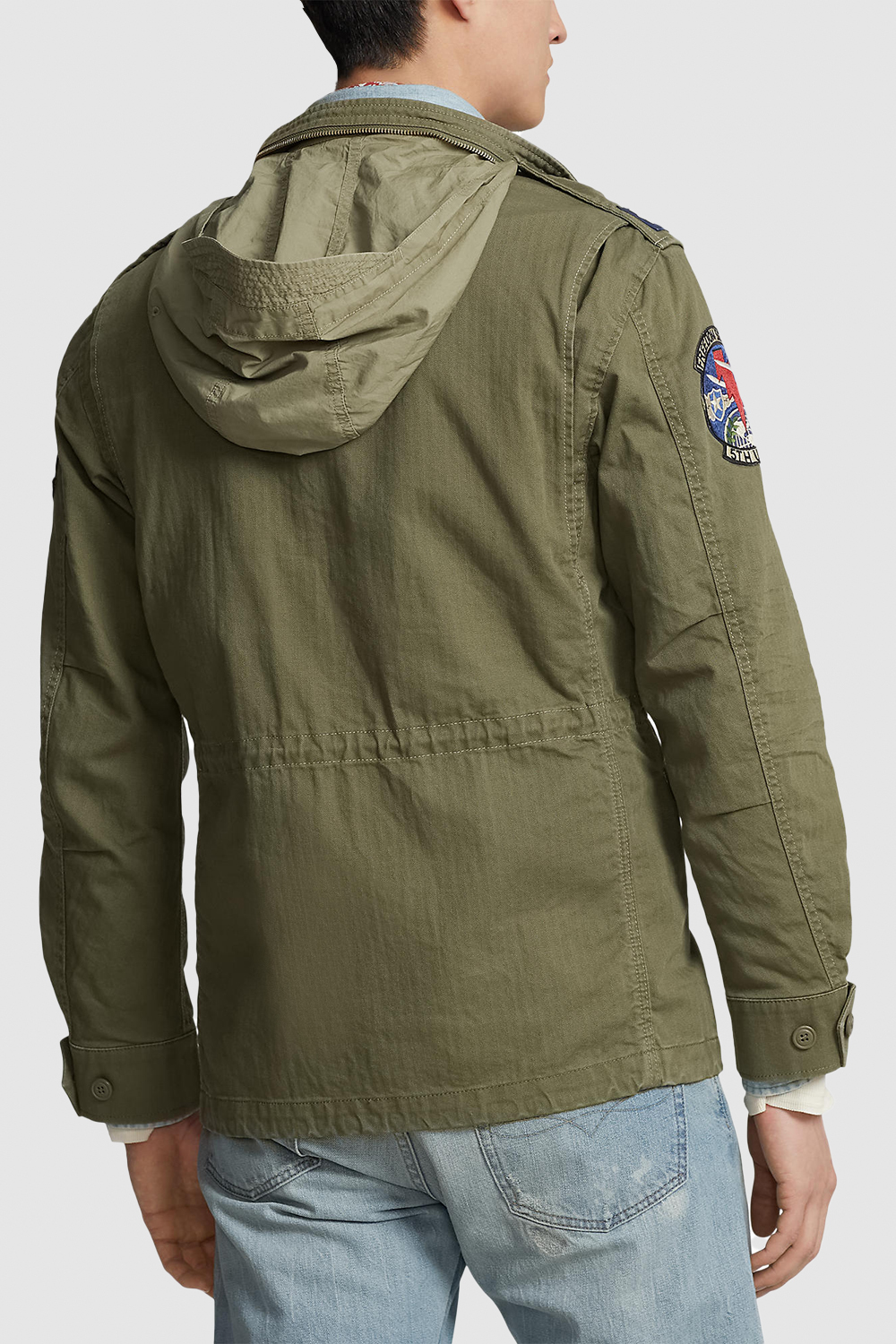 Cotton Twill Field Jacket in Soldier Olive POLO RALPH LAUREN