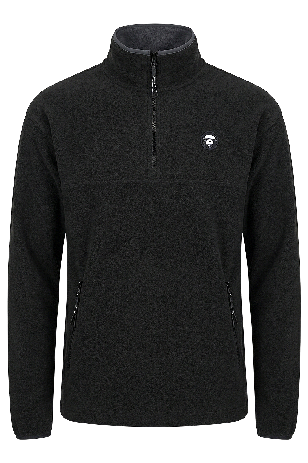 תמונה קידמית של ז'קט חצי רוכסן