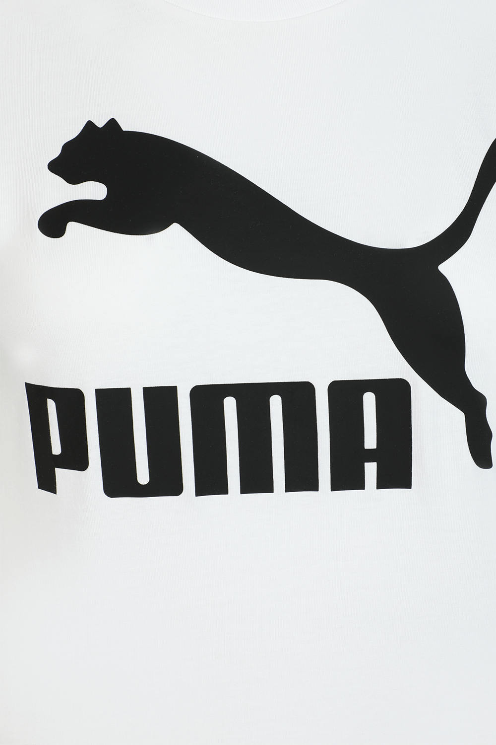 חולצת טי לבנה עם לוגו PUMA