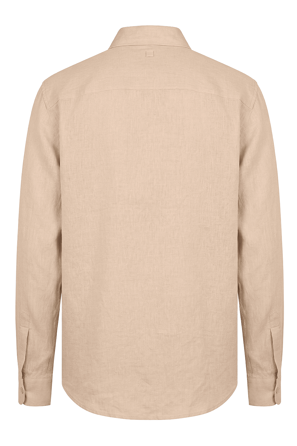 תמונה אחורית של חולצה מכופתרת