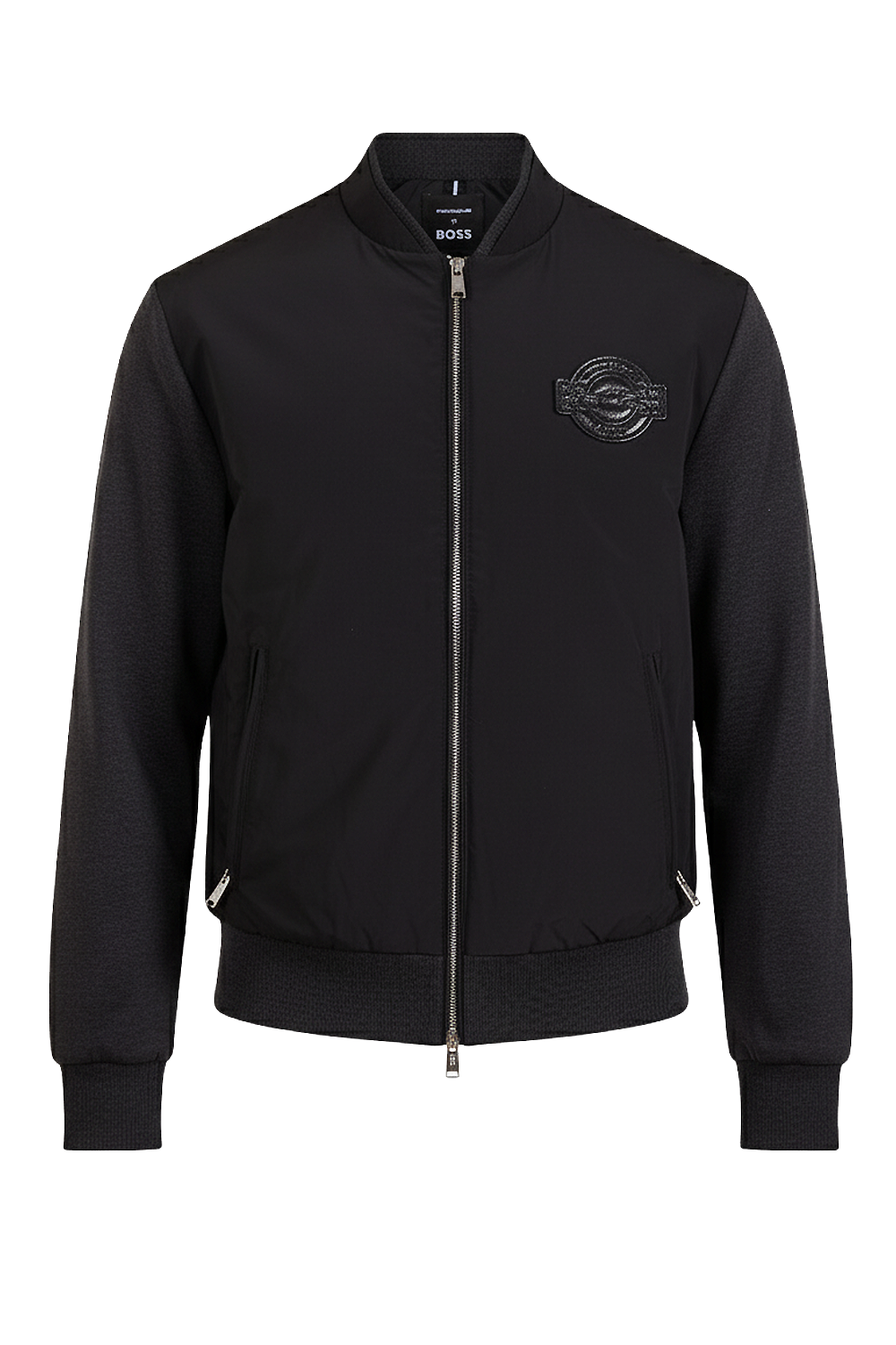 תמונה קידמית של בוס ז'קט בומבר פיט X פורשה