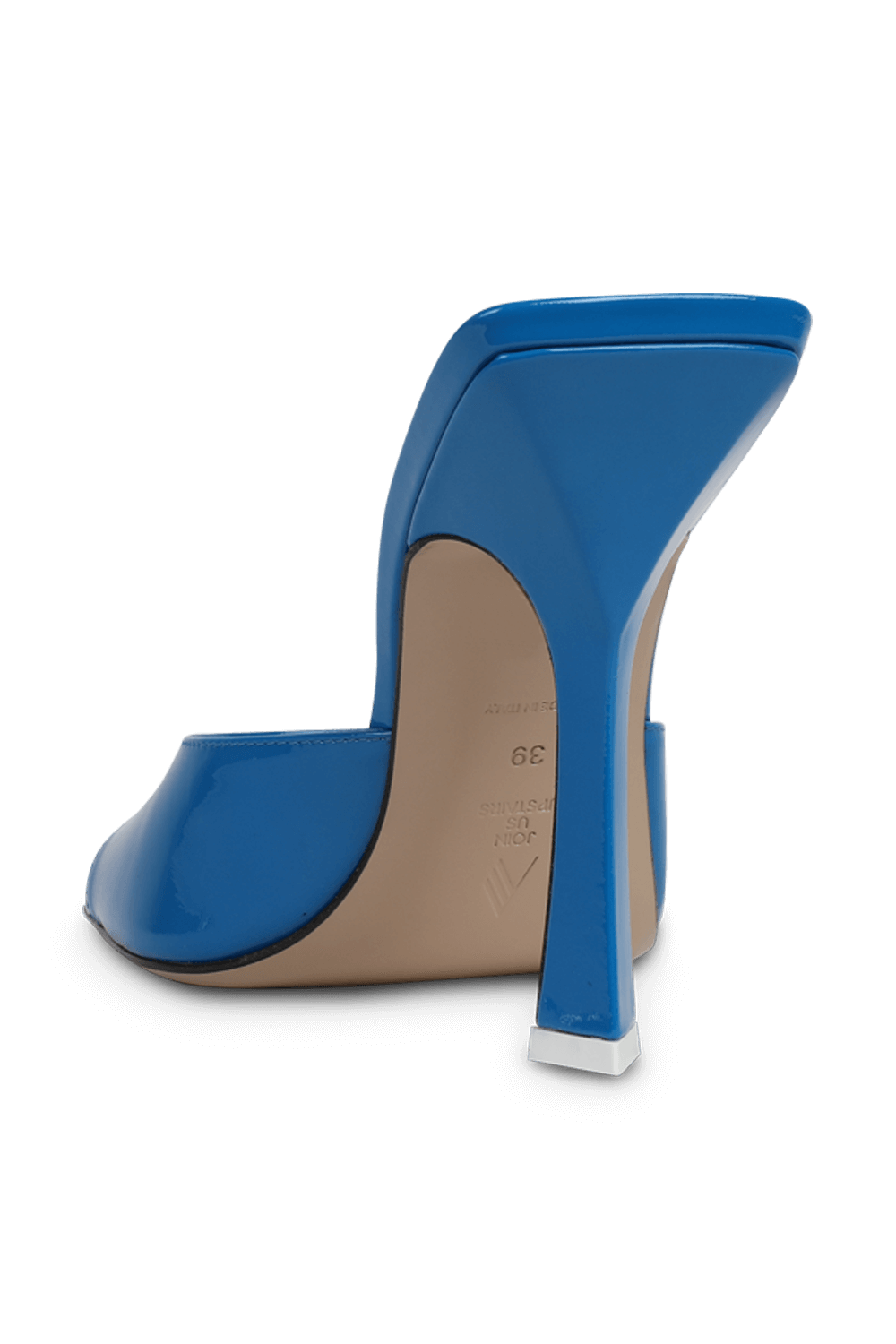 תמונה אחורית של נעלי עקב אנאיס בגוון כחול