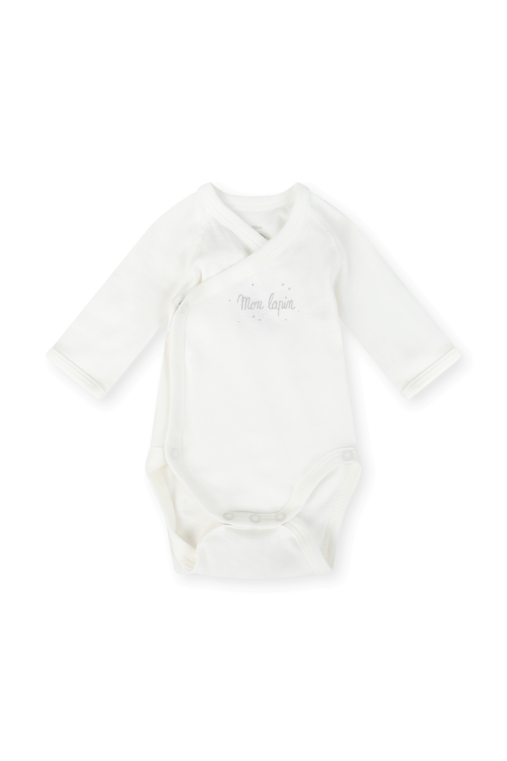 תמונה אחורית של שלישיית בגדי גוף ארוכים - גילאי NB-12 חודשים