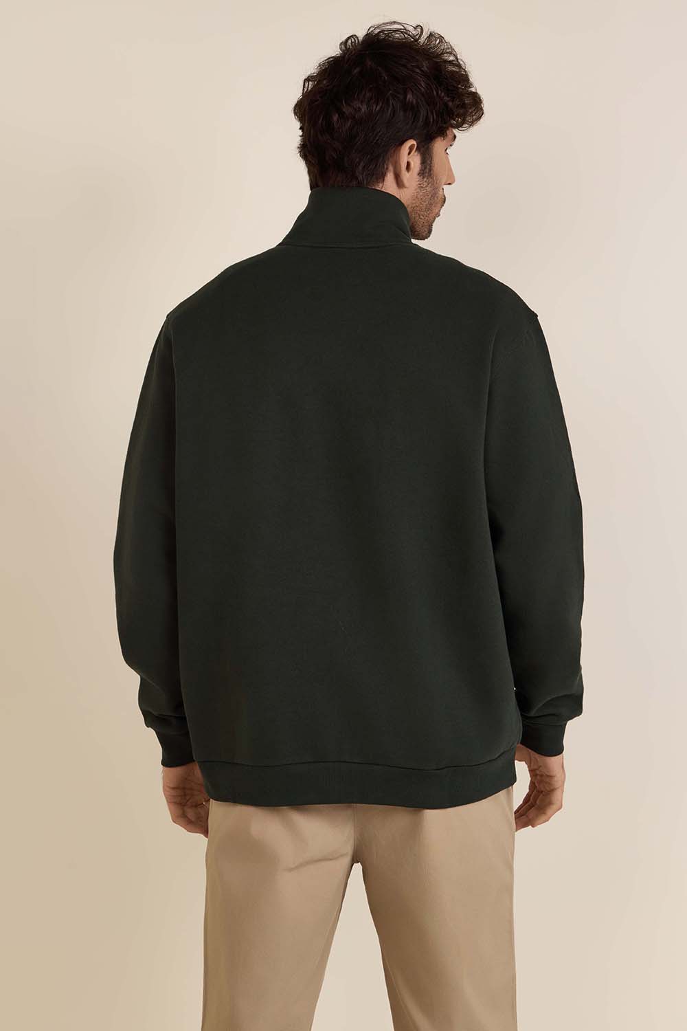 תמונת דוגמן אחורית של Steady State Half Zip