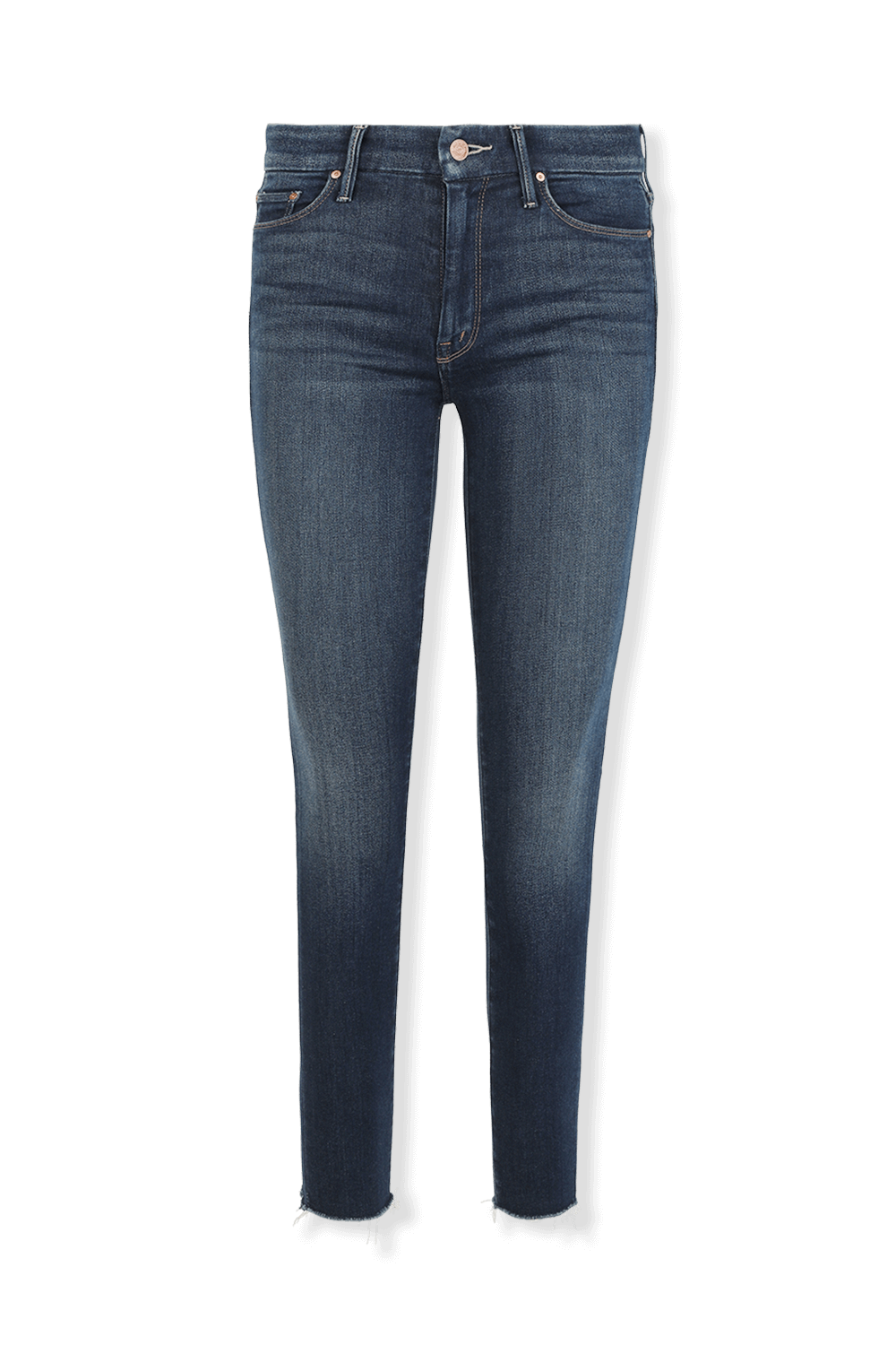 תמונה קידמית של The Looker Ankle Fray in Dark Indigo