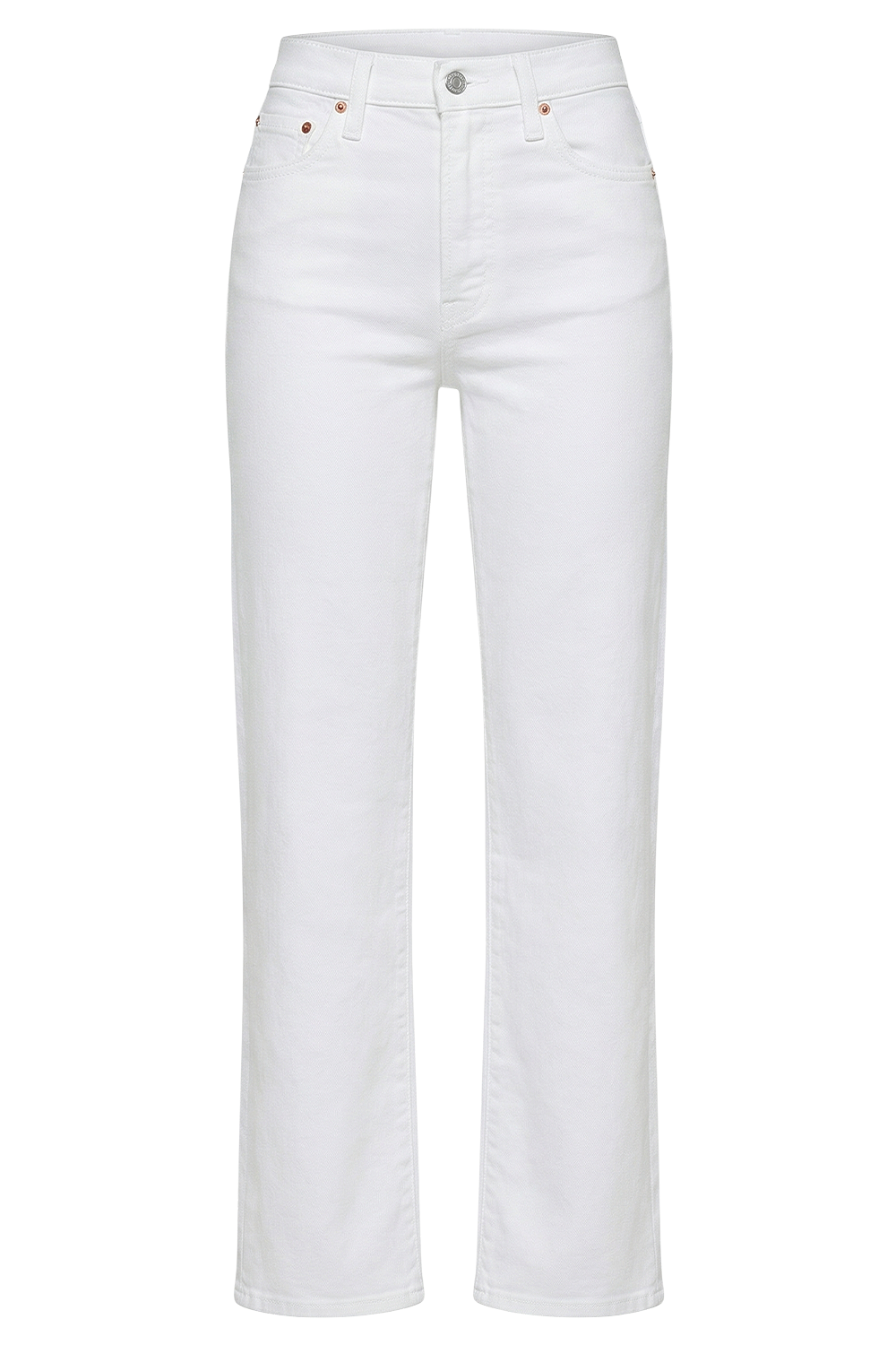 תמונה קידמית של מכנסי ג'ינס ריבקייג