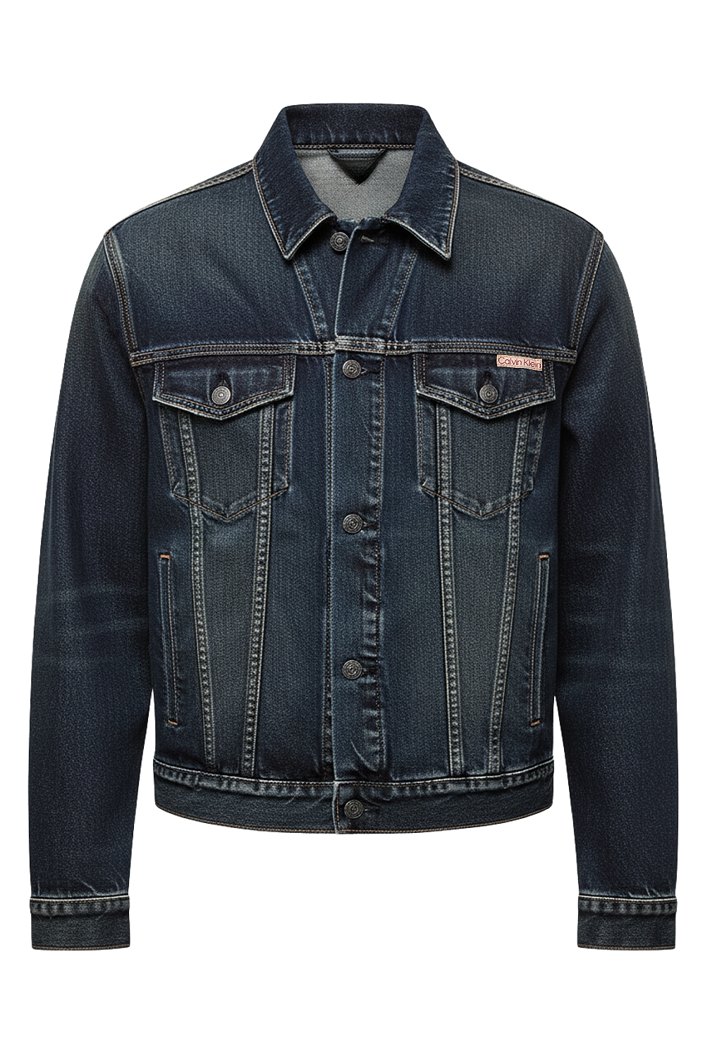 תמונה קידמית של ז'קט ג'ינס