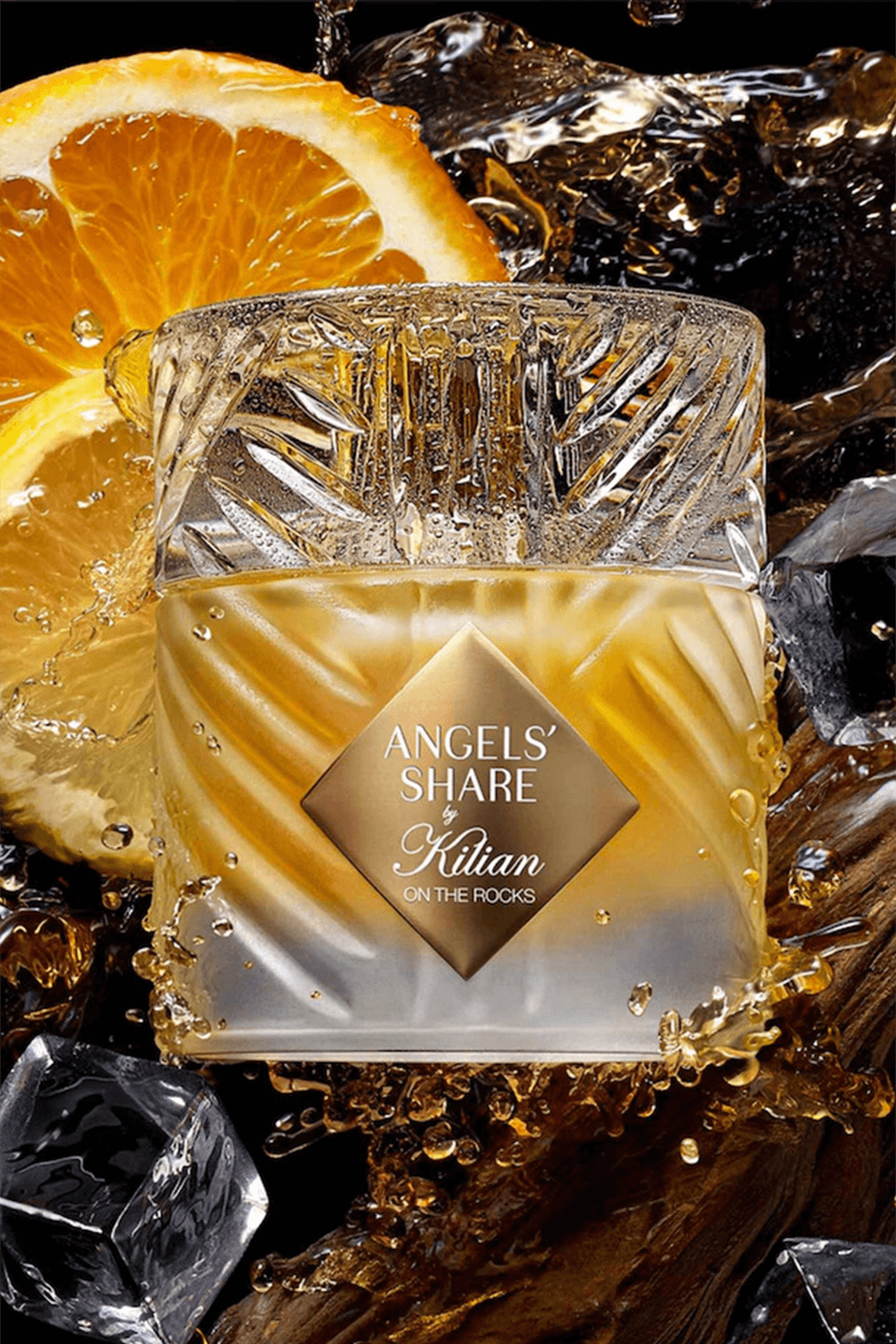 תמונה אחורית של Kilian Angels Share on the Rocks 50 ml Refillable Spray