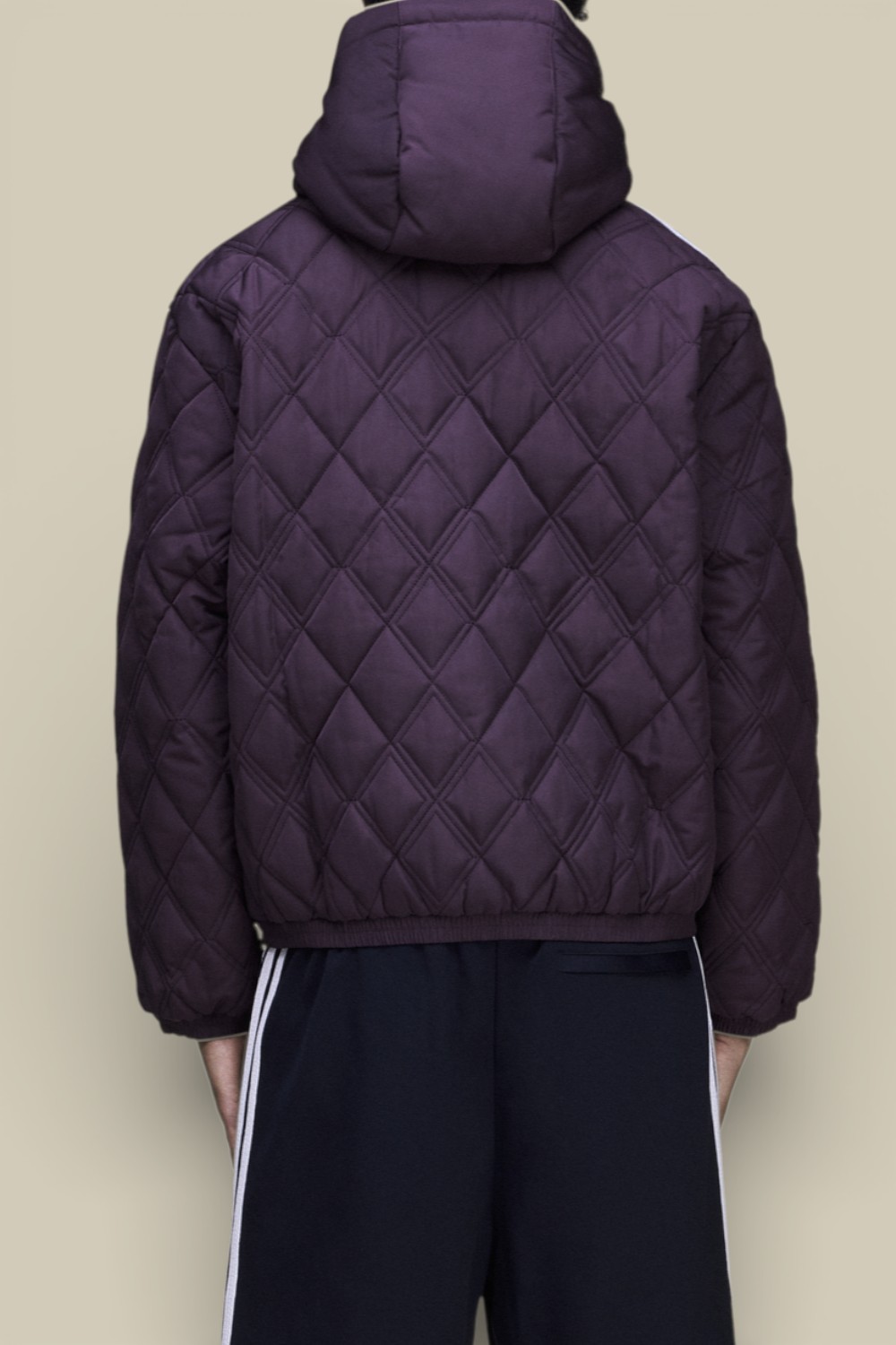 תמונת דוגמן אחורית של ז'קט קפוצ'ון