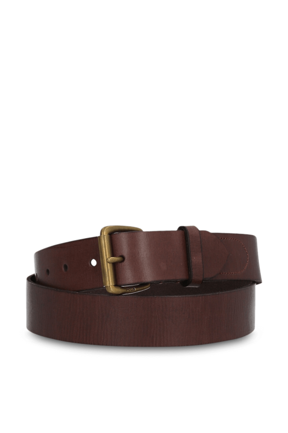 Polo Player Leather Belt in Brown POLO RALPH LAUREN