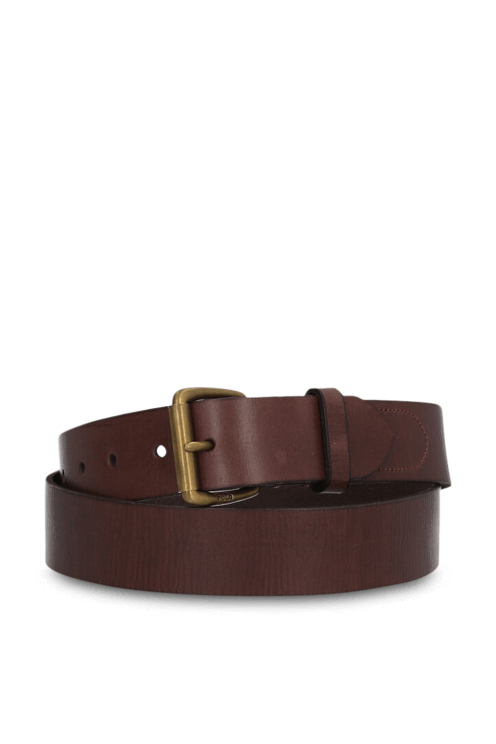 תמונה קידמית של Polo Player Leather Belt in Brown