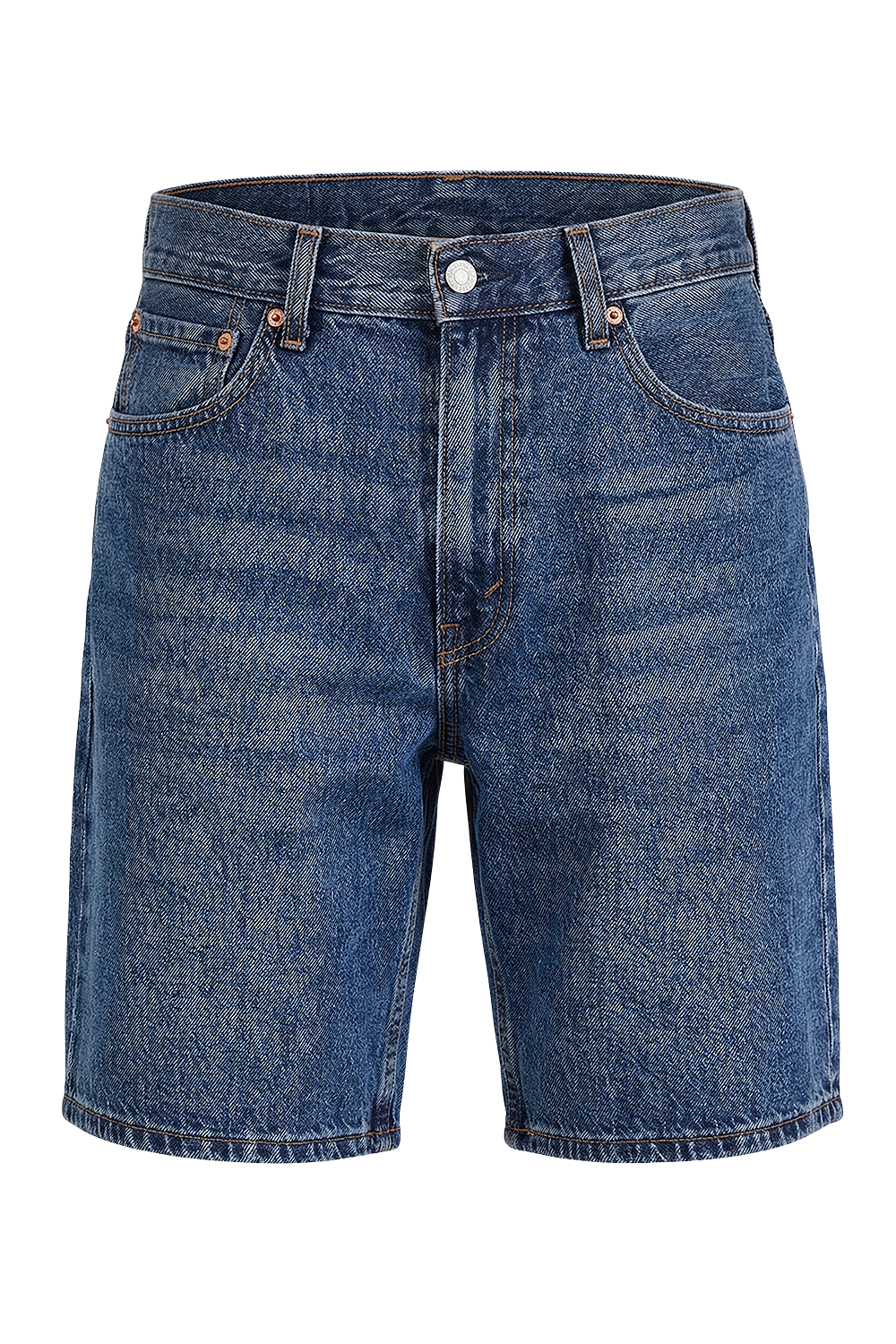 תמונה קידמית של מכנסי ברמודה ג'ינס 454