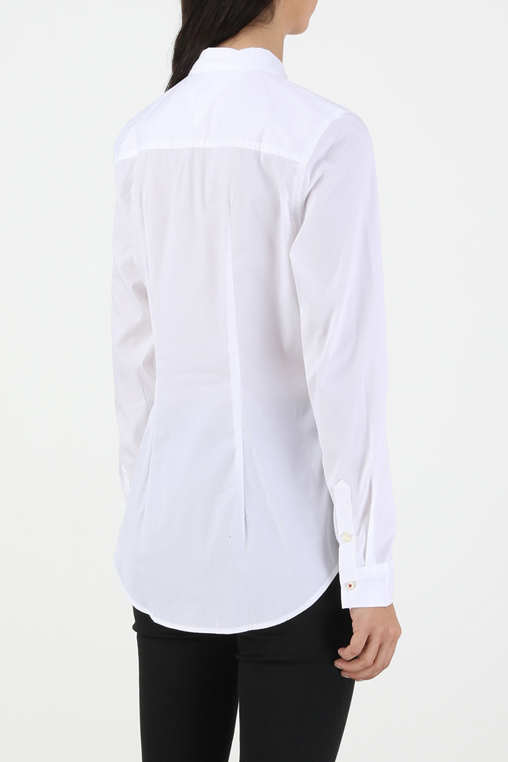 תמונת דוגמן אחורית של Original Strech Shirt In White