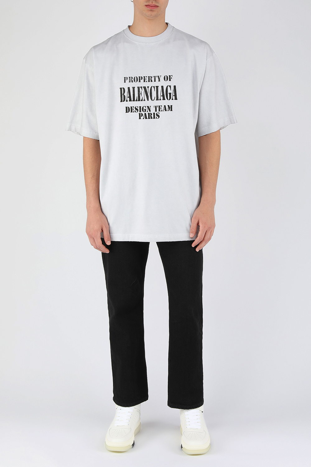 תמונת דוגמן קידמית של סניקרס סטדיום מעור ברכיסה גבוהה