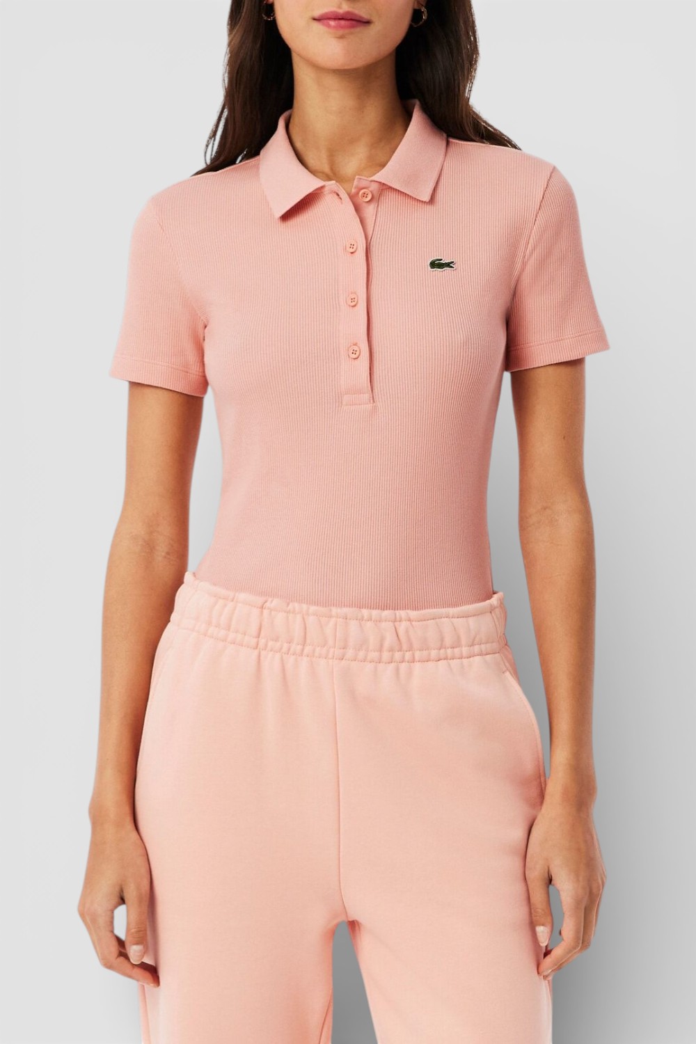 תמונת דוגמן קידמית של חולצת פולו סלים פיט