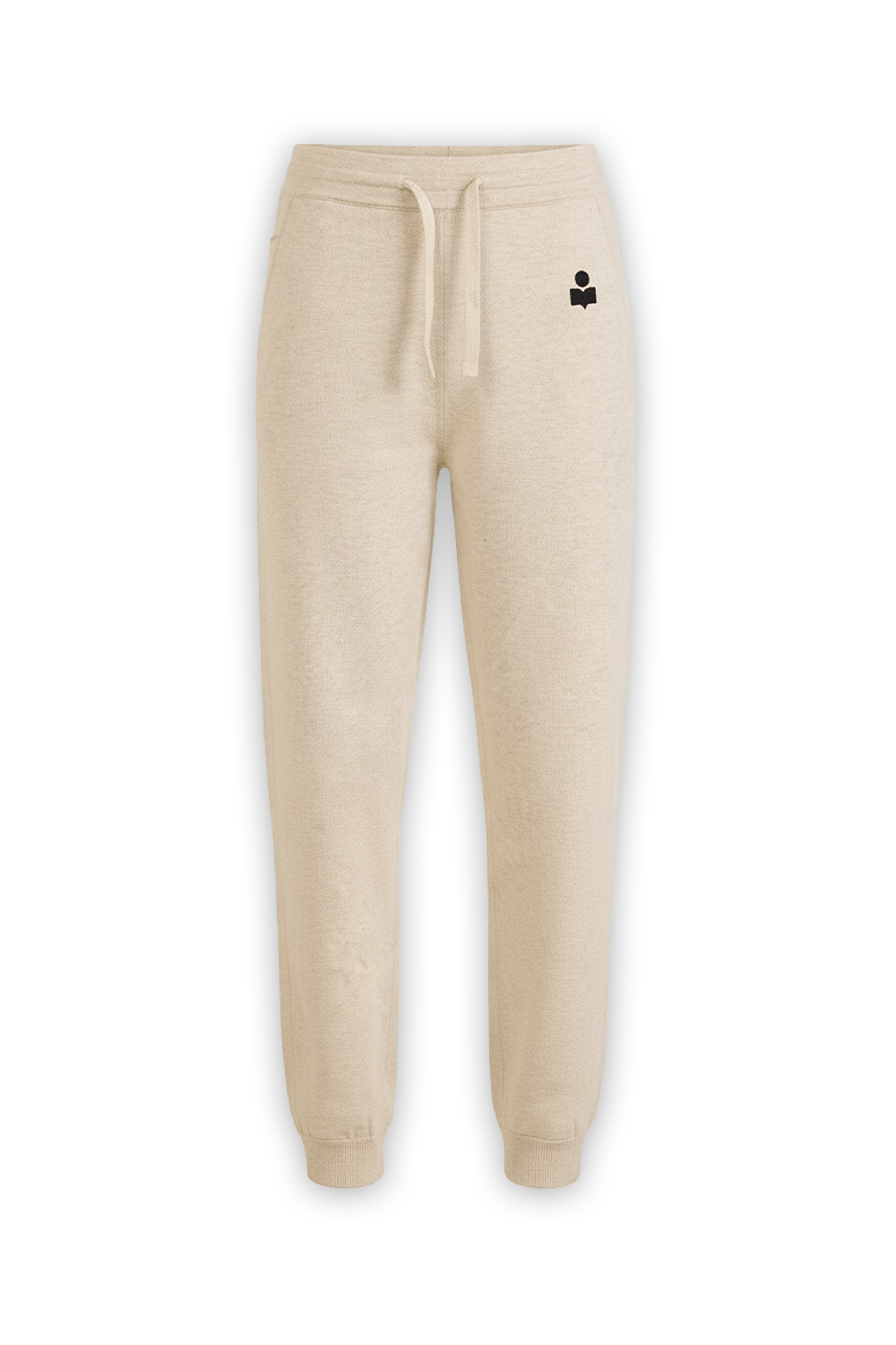 תמונה קידמית של מכנסי ג'וג סרוגים