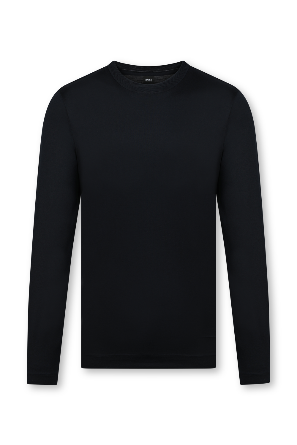 תמונה קידמית של חולצת טי ארוכה כחולה