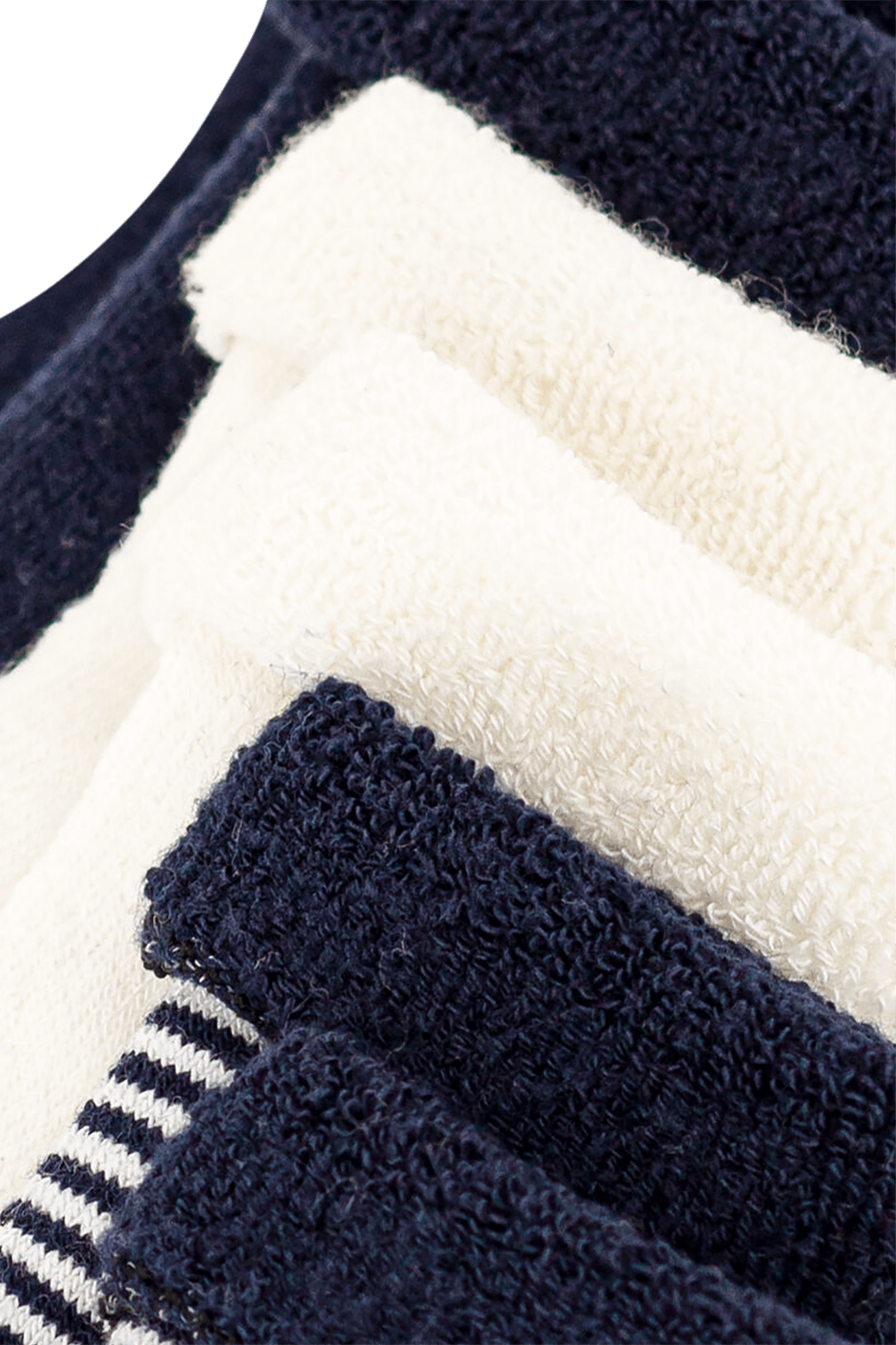 תמונה אחורית של שלושה זוגות גרביים - גילאי 3-12 חודשים