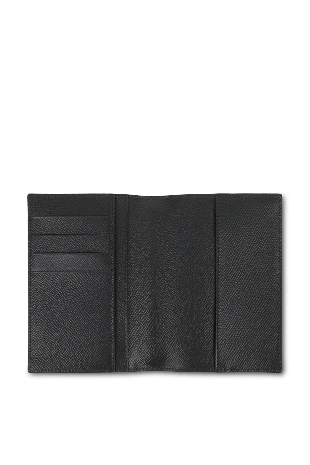 תמונת פנים של Black Leather Passport Holder