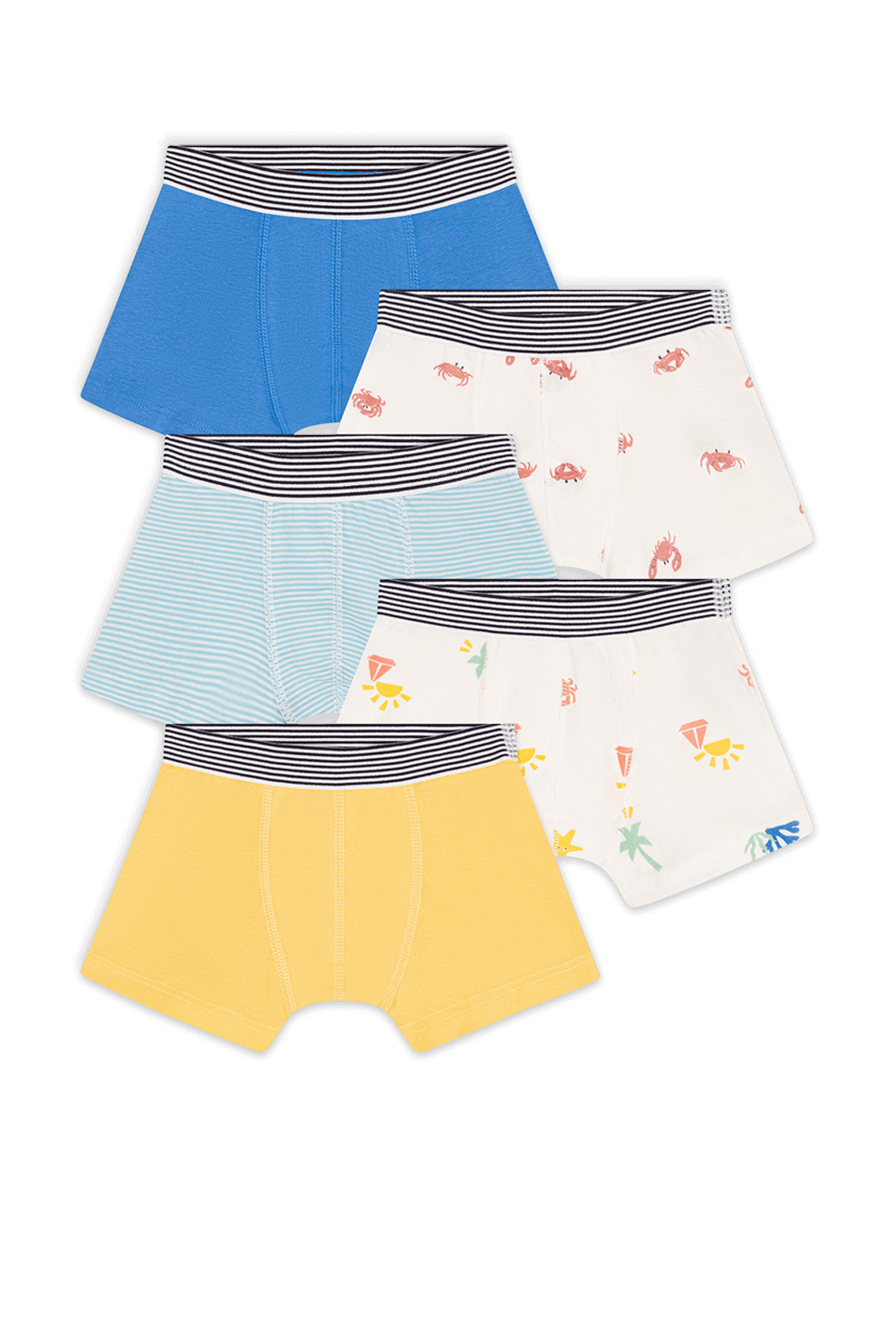 תמונה קידמית של מארז חמישה תחתוני בוקסר