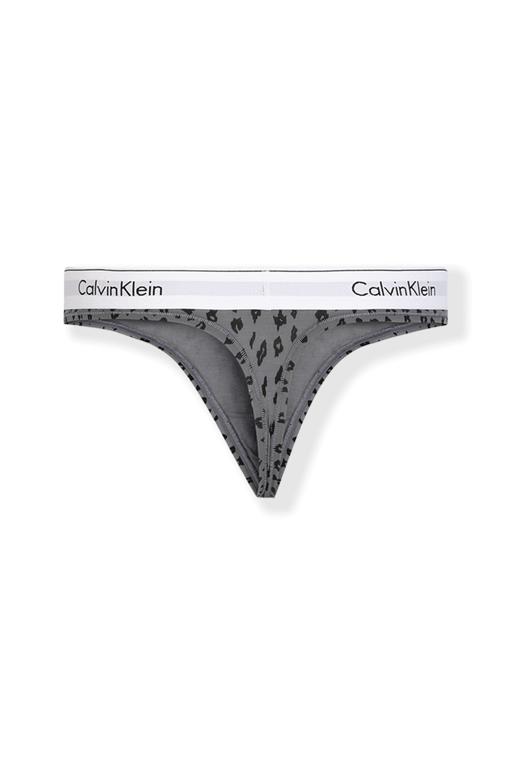 Cheetah Savannah Thong in Grey CALVIN KLEIN