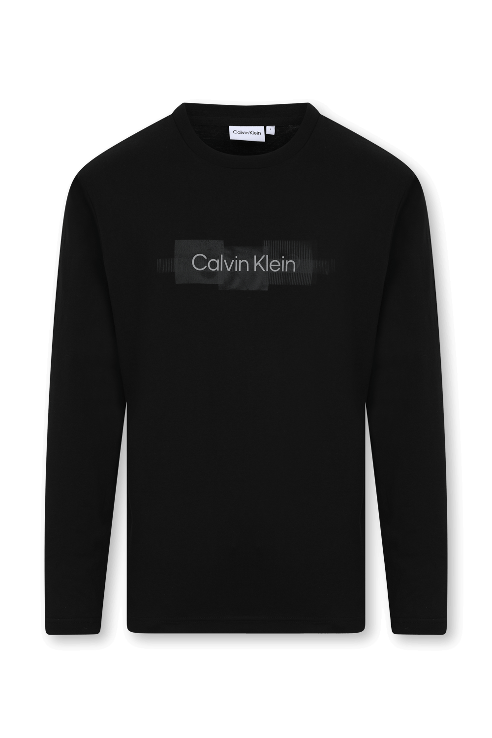 תמונה קידמית של חולצת לוגו טי ארוכה