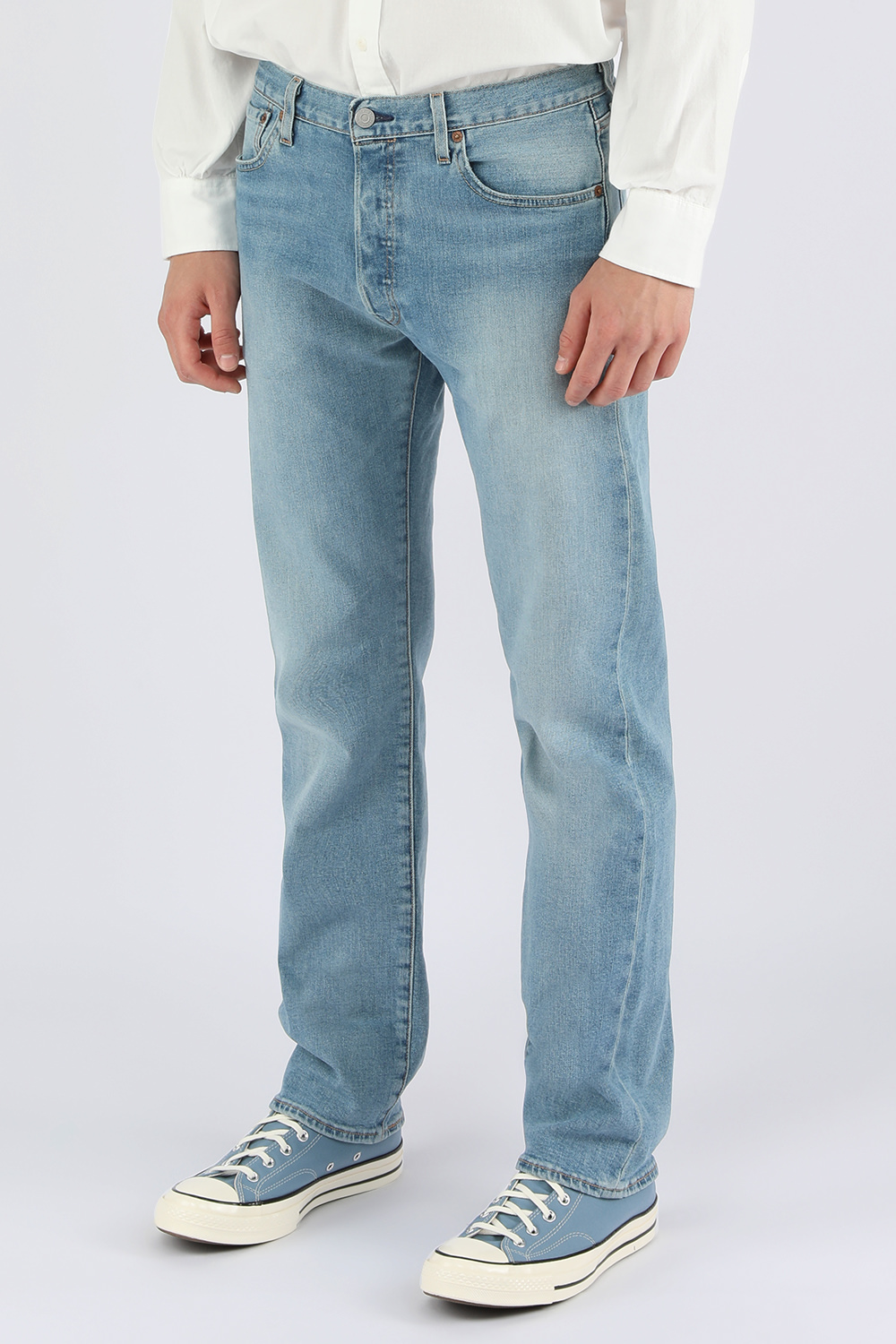 תמונת דוגמן קידמית של מכנסי ג'ינס 501 אוריג'ינל