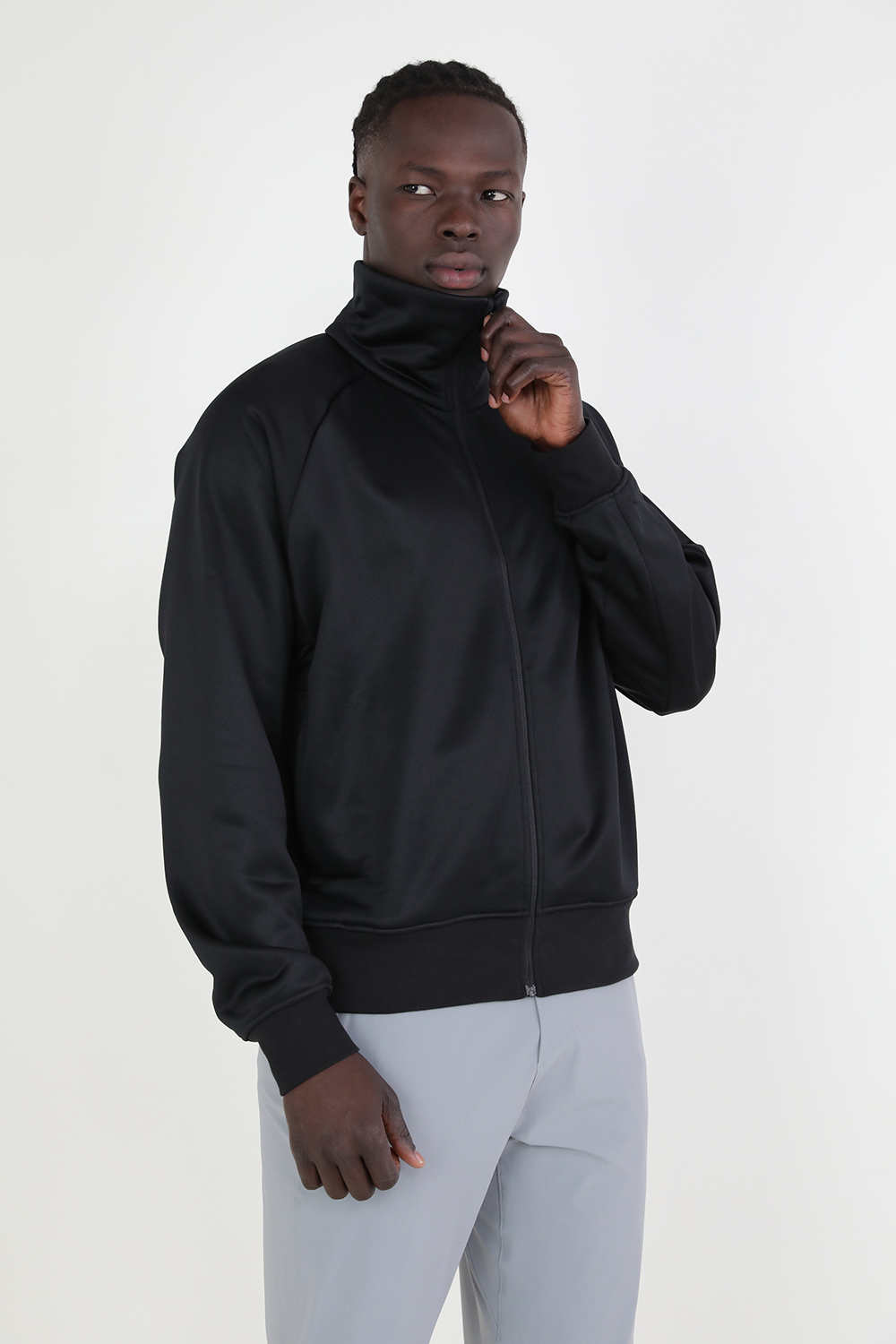 תמונת דוגמן קידמית של Fleece Training Track Jacket