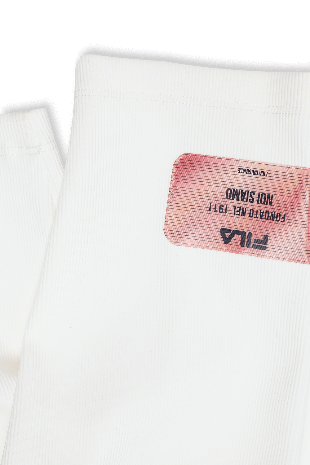 גילאי 6-16 מכנסי טייץ קצרים בצבע לבן FILA