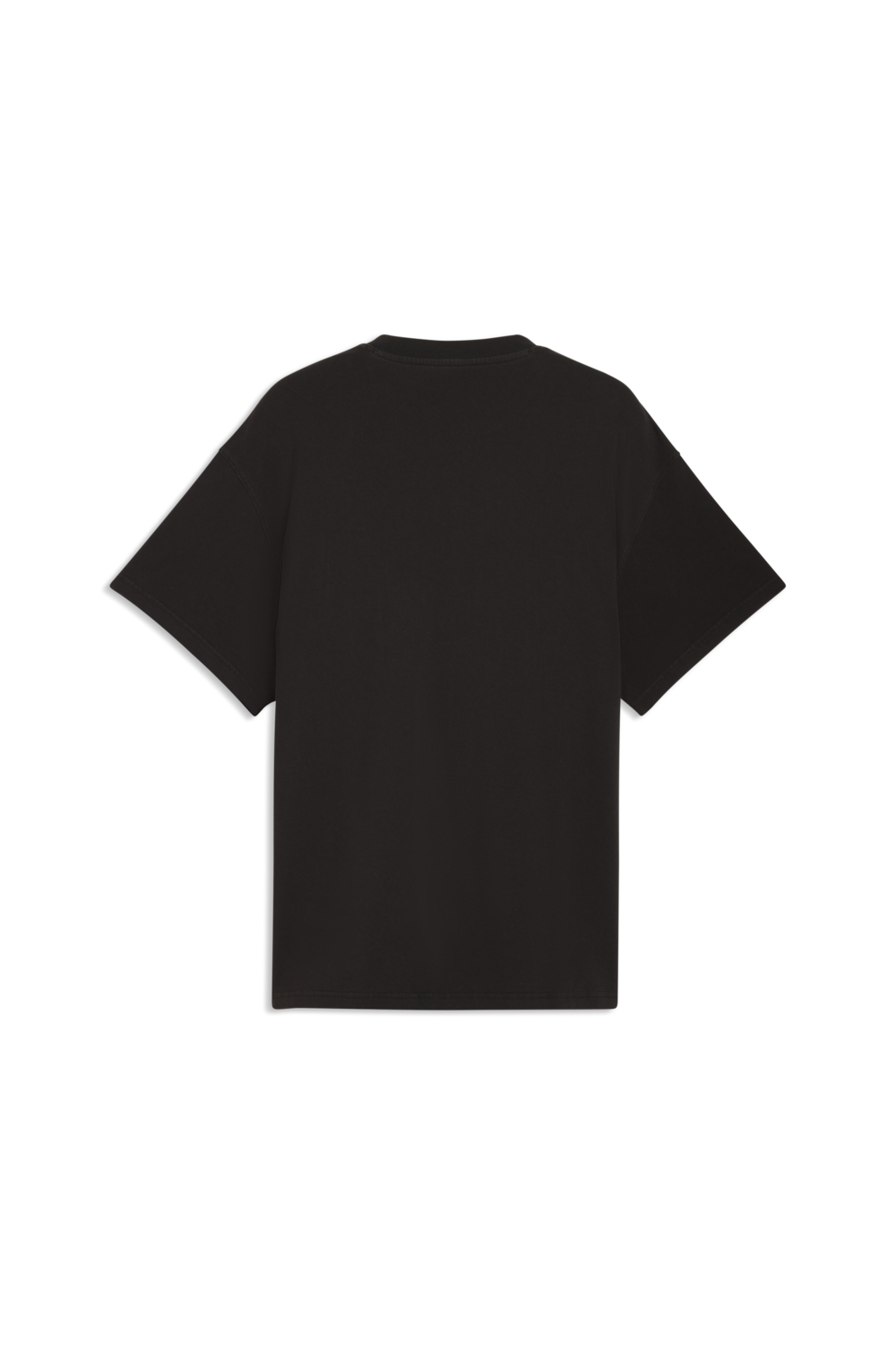 תמונה אחורית של חולצת טי אוברסייז