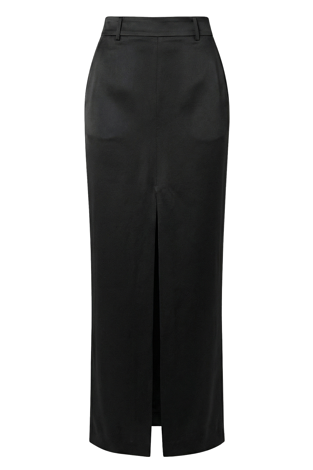 תמונה קידמית של חצאית מחויטת מקסי