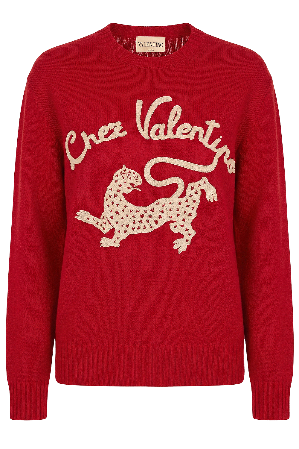 תמונה קידמית של סריג צמר