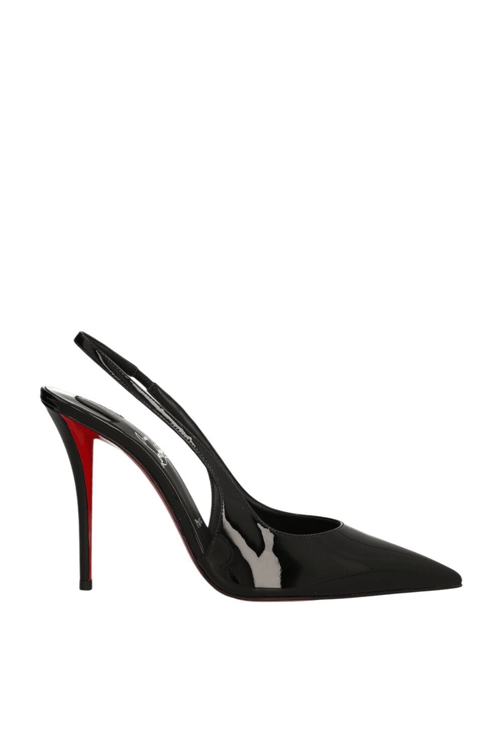 תמונה קידמית של נעלי עקב סלינג בק