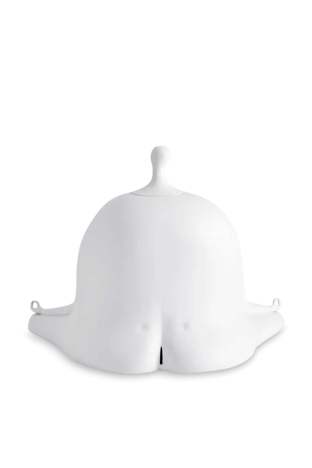 תמונה אחורית של Haas Meditator Incense Burner - White+Gold