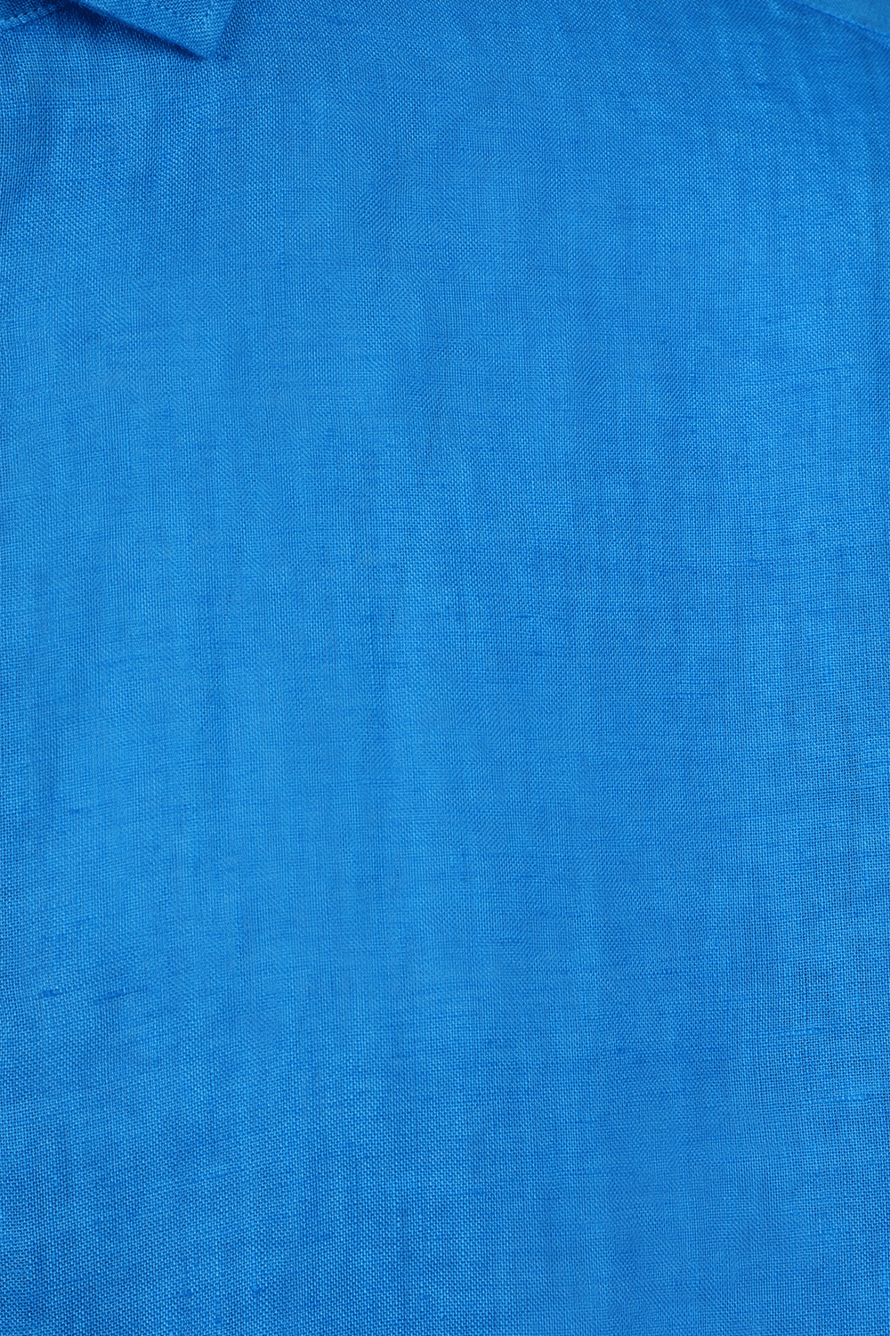 חולצת פשתן מכופתרת בכחול MC2 SAINT BARTH
