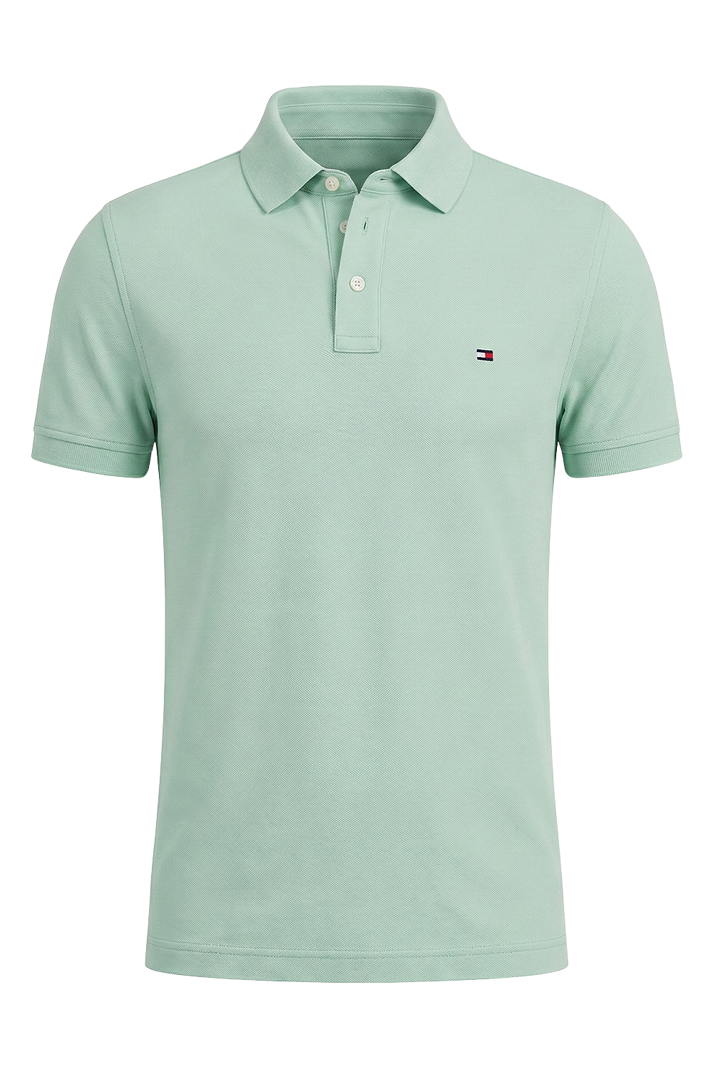 תמונה קידמית של חולצת פולו בגזרת סלים