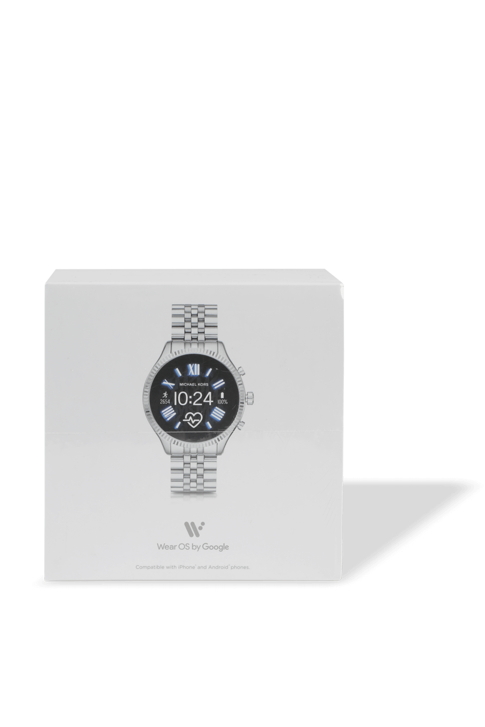 תמונה אחורית של Access Lexington 2 Silver Tone Smartwatch In Silver