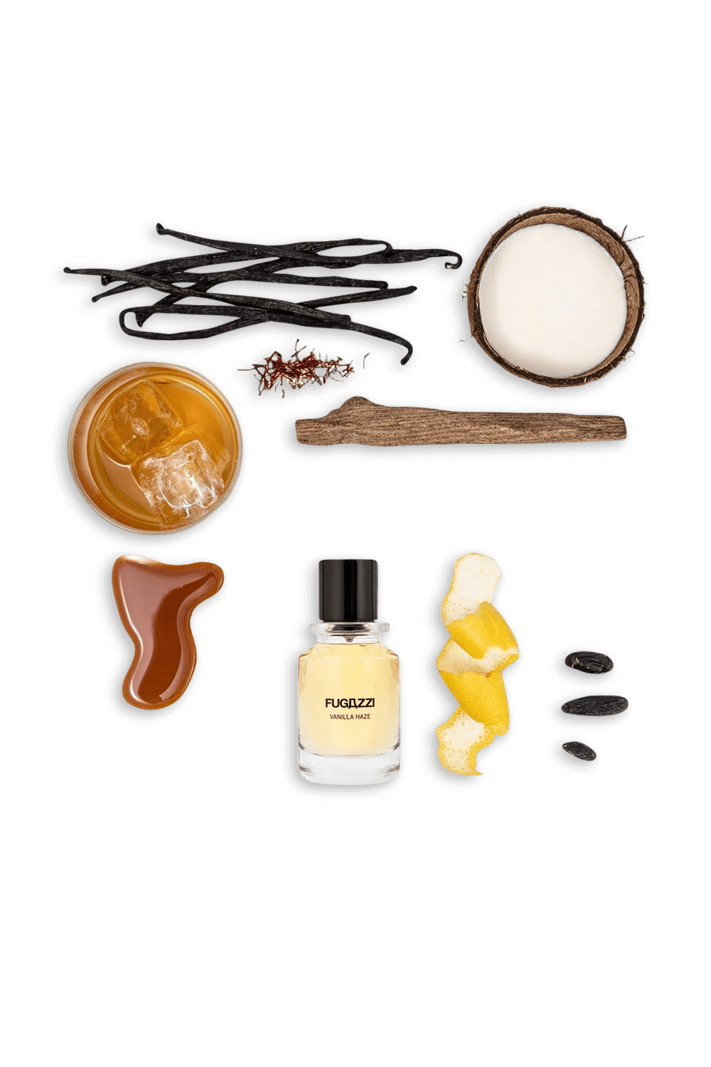 תמונה אחורית של Fugazzi Vanilla Haze Extrait de Parfum 8 ml