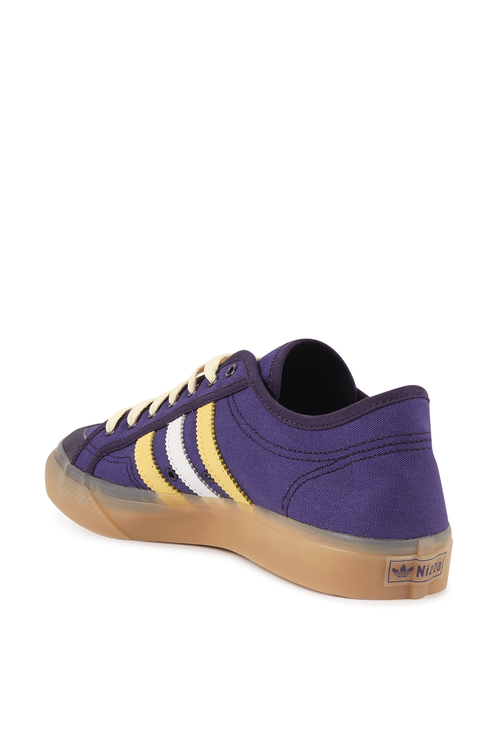 תמונה אחורית של Wales Bonner Nizza Lo Shoes in Purple