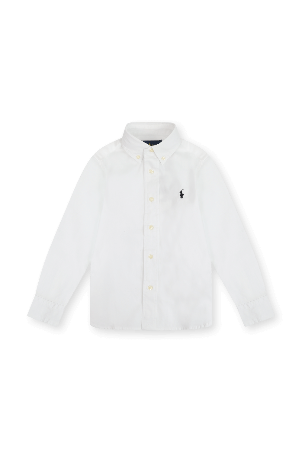 גילאי 5-7 חולצת כפתורים בלבן POLO RALPH LAUREN KIDS