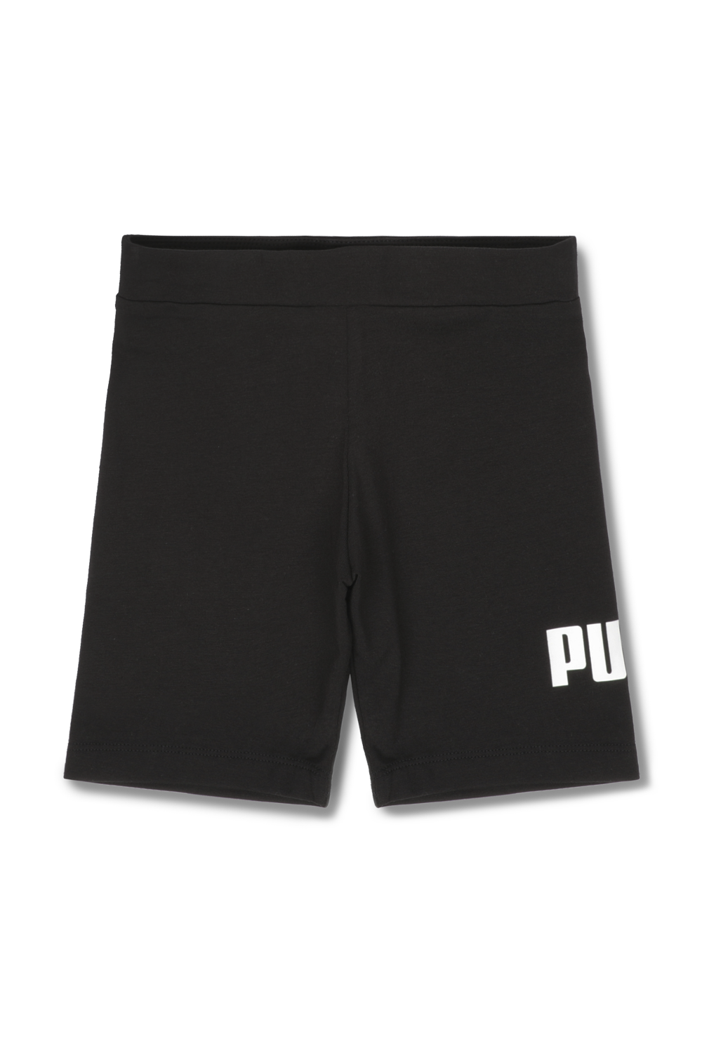 גילאי 6-14 מכנסי טיץ קצרים לוגו בשחור PUMA KIDS